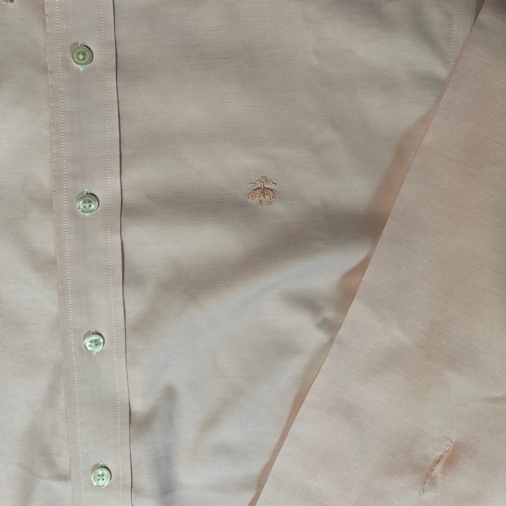 Brooks Brothers Non-iron 346 Classic Dress Shirt M - Picture 2 of 5